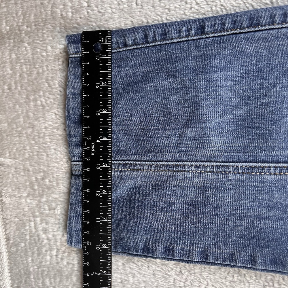 Judy Blue Jeans 5/27 Blue Straight Leg Elastic Waist Mid High Rise Straight - Picture 6 of 8